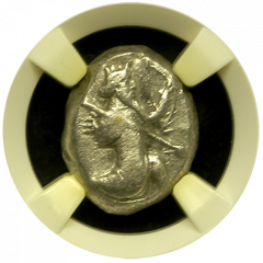 Achaemenid Silver Siglos NGC Very Fine 5x4