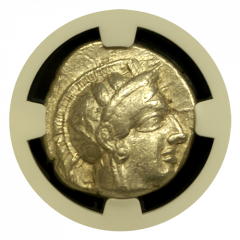 Athens Silver Owl Tetradrachm | Ch-VF 5x4 | Obverse