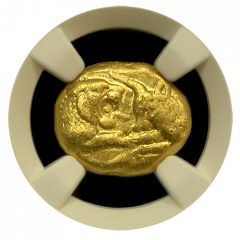 Lydia Croesus Light Stater NGC CHVF 5x3