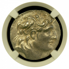 Seleucid Kingdom Silver Tetradrachm NGC About Uncirculated