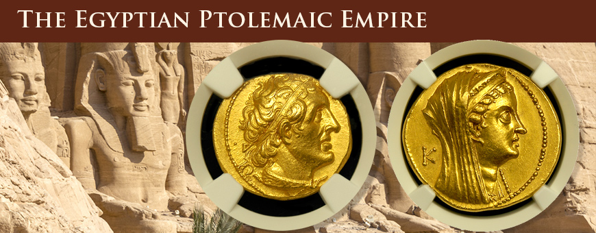 Egyptian Ptolemaic Kingdom Gold Coins