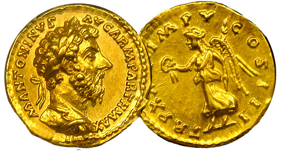 Marcus Aurelius Gold Coin