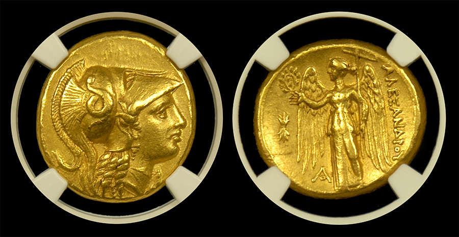 Kingdom of Macedon, Alexander III, 336-323 BC, Gold Distater