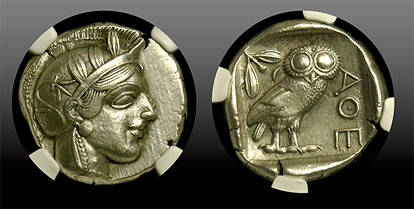 Attica Athenian Owl