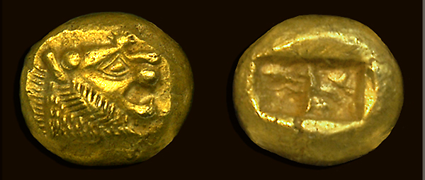 King Alyattes Lions Head Electrum