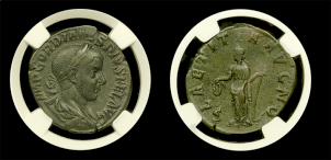 Gordian III Bronze Sestertius CHXF